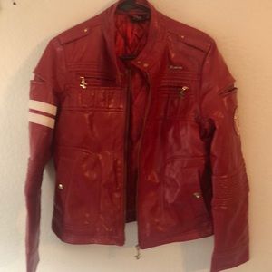 Luxirie motorcycle jacket red XL